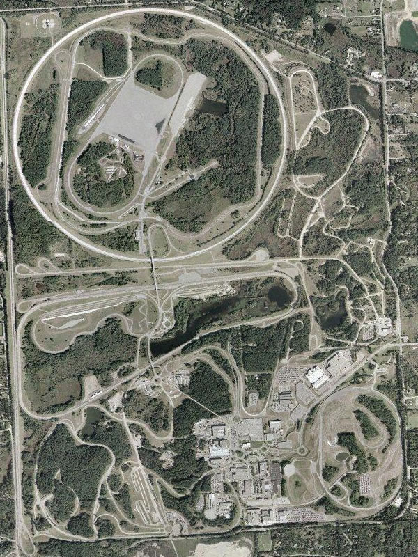 General Motors Proving Grounds - AERIAL PHOTO